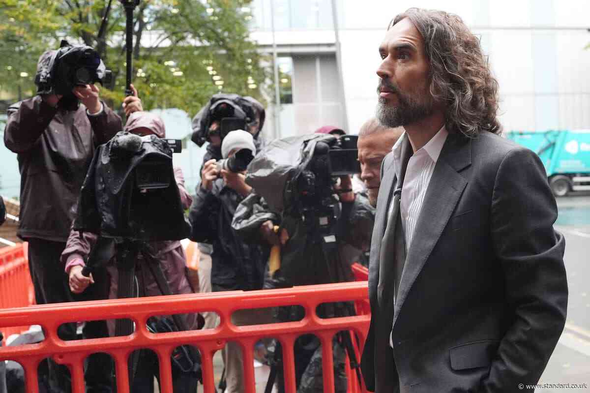 Russell Brand became ‘wild-eyed maniac’ as he tried to pull woman into toilet, jury told