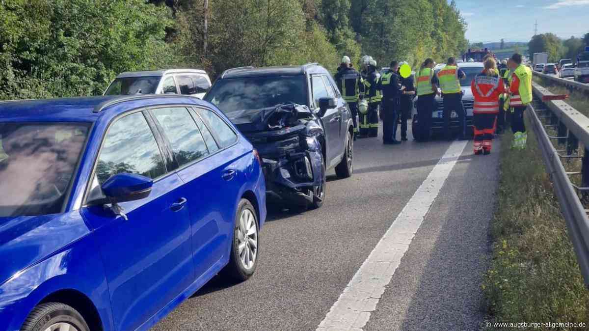 Unfall auf der A7 bei Vöhringen: Zwei Personen leicht verletzt