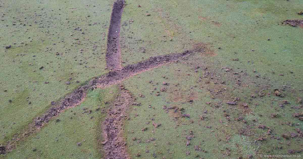 Golf club greens vandalised by 'idiot' bikers doing 'spins and wheelies'