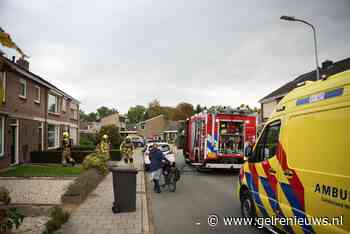 Brand in woning, persoon met brandwonden onder douche bij overburen