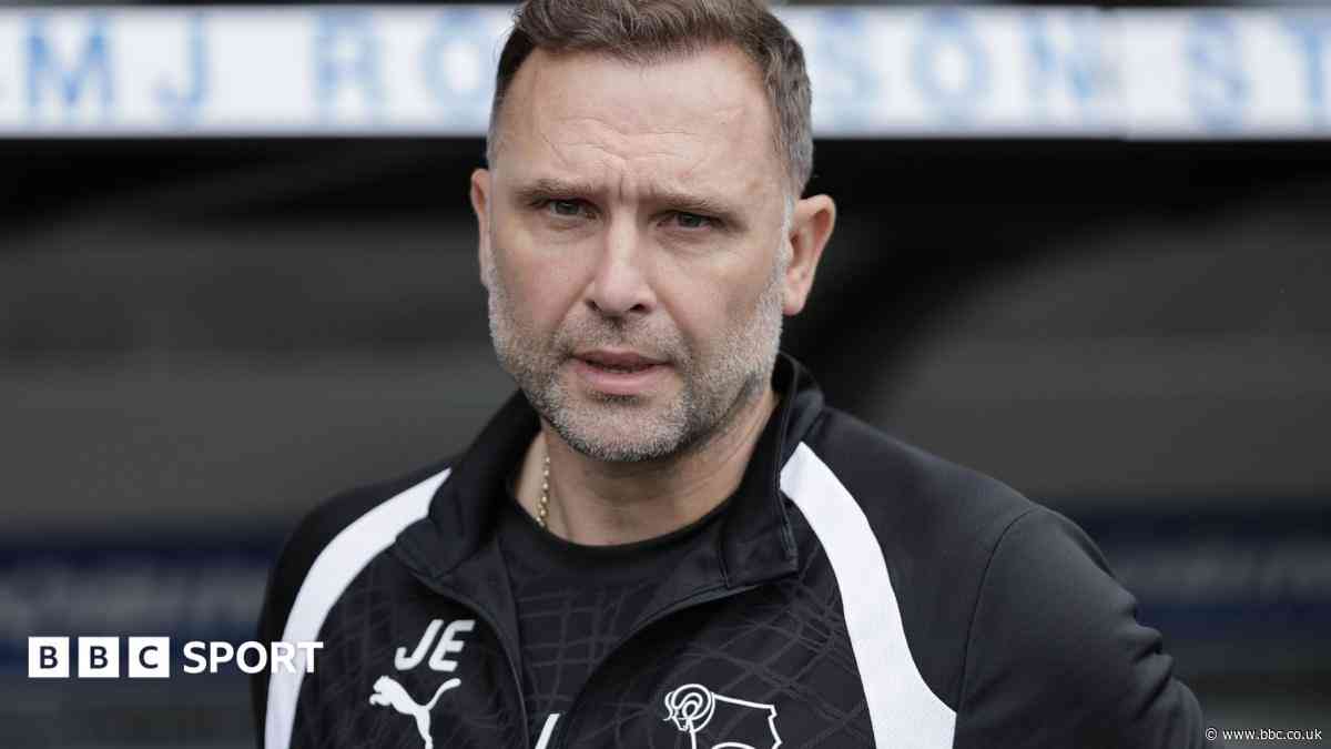 I don't feel pressure - Derby boss Eustace