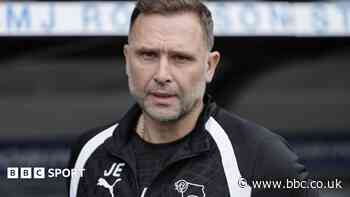 I don't feel pressure - Derby boss Eustace