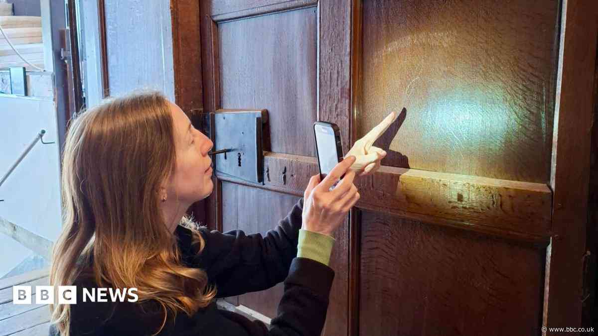Historic witch's mark discovered at stately home