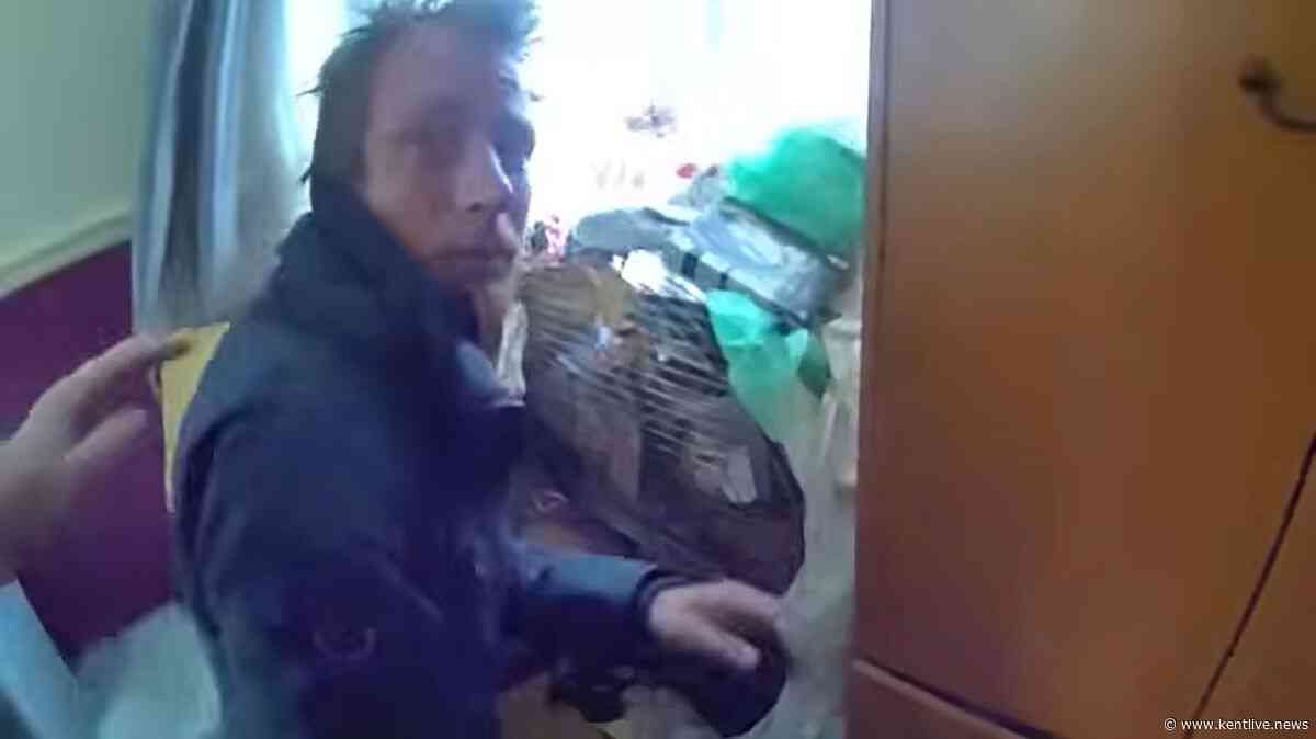 Sittingbourne man hid from police under pile of clothes after nearly biting person's nose off