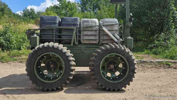 Ukraine’s military robots are getting tires that can’t go flat