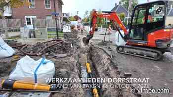 Wethouder Niels Bonenkamp vertelt over voortgang werkzaamheden Dorpstraat