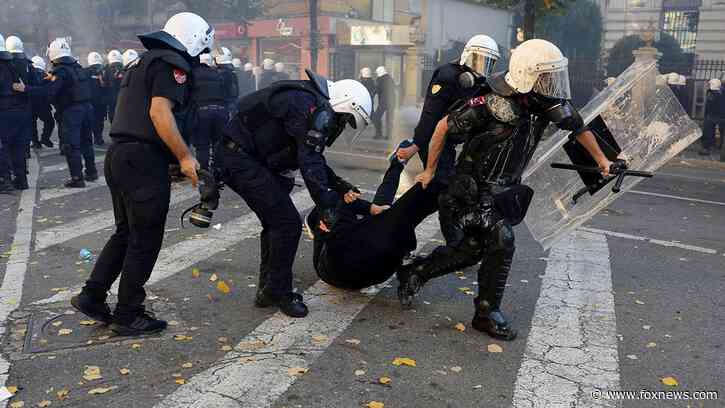 Albania rioters clash with police for Socialist government as European unrest spreads