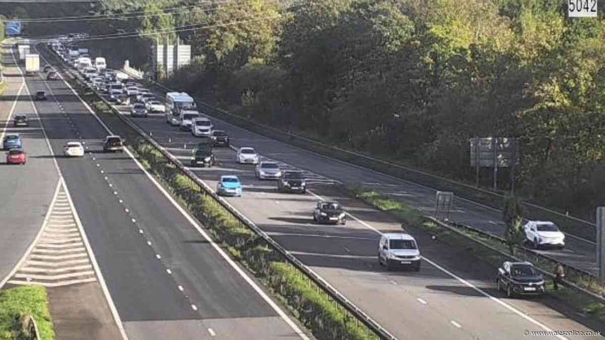 M4 crash caused rush hour disruption