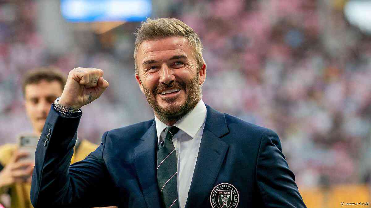 UEFA wartet, Infantino eilt: Kann nur David Beckham die Fußball-Welt retten?