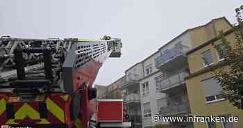 Balkon-Brand in Bamberg: Feuerwehr kommt gerade noch rechtzeitig