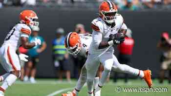 Browns WR Concepcion clears concussion protocol, will play vs. Ravens