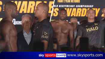 Dubois and Wardley weigh-in at career HEAVIEST before final face-off!