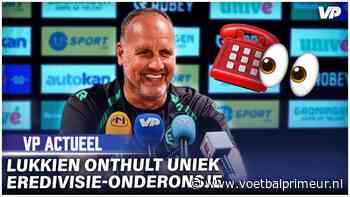 Lukkien onthult uniek Eredivisie-onderonsje: 'Drie kwartier met hem gebeld'