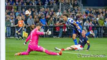 Nürnberg rettet sich spät: Herthas Rekordserie reißt beim Letzten
