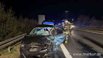Geisterfahrer verursacht Unfall auf der A70 bei Bamberg – mehrere Verletzte