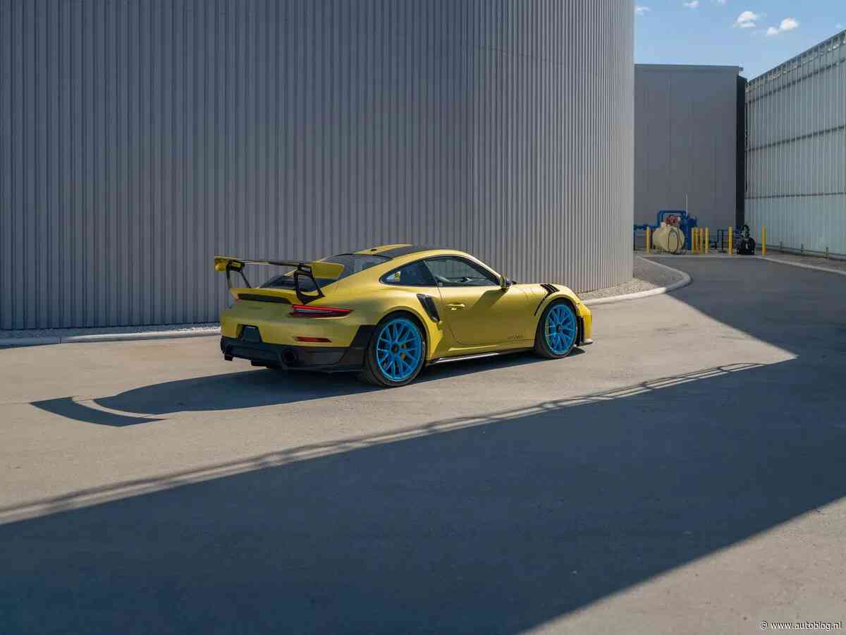 Deze GT2 RS is samengesteld door een kleurenblinde
