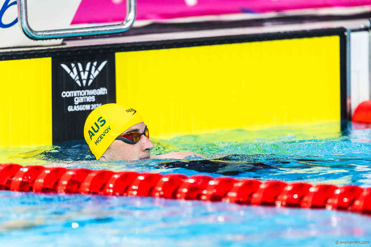 Cam McEvoy Will Swim The 200 Free At The World Cup Tomorrow