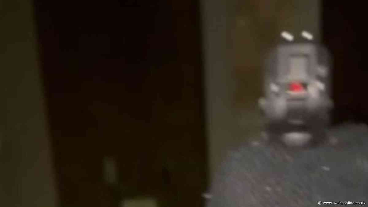 Shocking moment gun is fired at house on quiet residential street