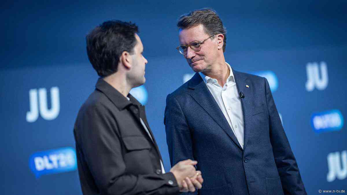Winkel als JU-Chef bestätigt: Wüst warnt beim Parteinachwuchs vor politischen Rändern