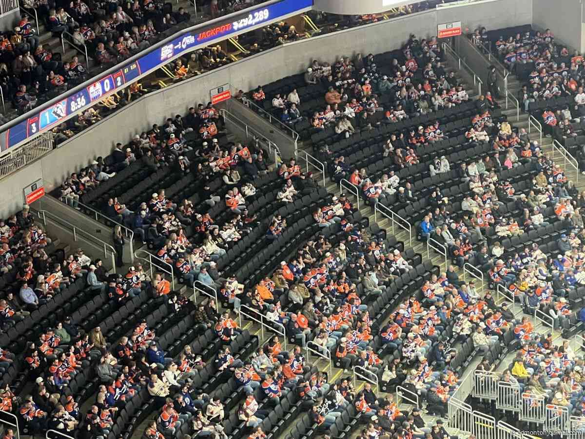 Expect more empty seats for next Oilers homestand