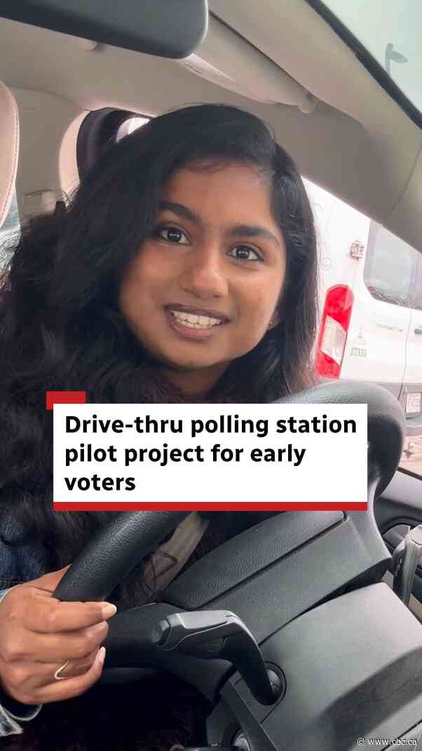 Kitchener's 1st drive-thru voting station opens