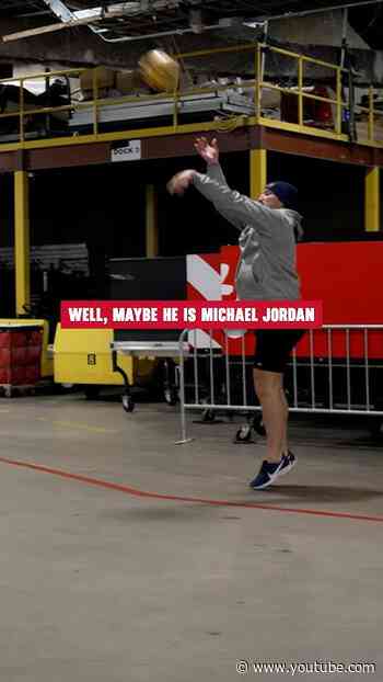 Well, maybe he is Michael Jordan #ALLCAPS