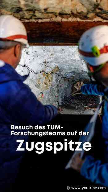 Besuch des TUM-Forschungsteams auf der Zugspitze - Bayern