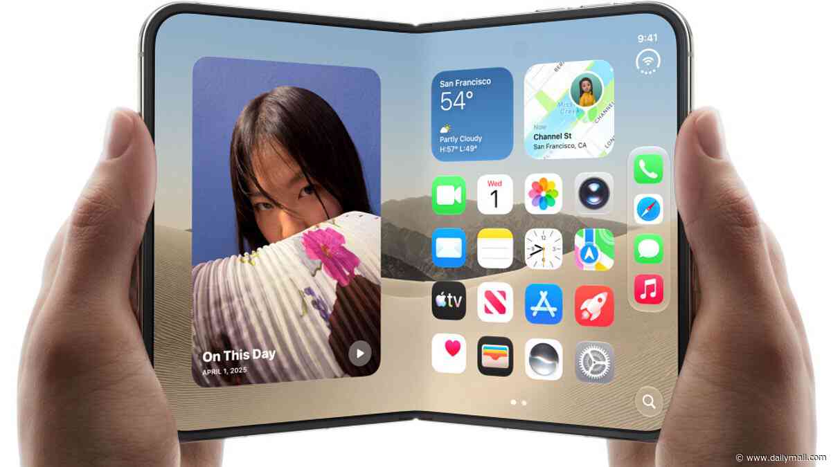 Want the iPhone Duo? You'll have to wait until JANUARY! Pre-orders sell out in record time as Apple fans flock to buy the £2,000 foldable