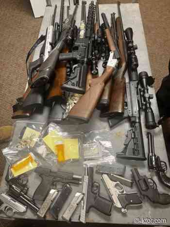 Enid authorities conduct drug and gun bust, two arrested