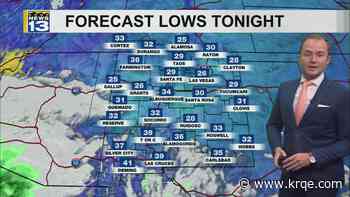 First freeze of the season tonight for parts of New Mexico, including Albuquerque Metro
