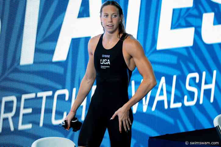 Gretchen Walsh Clocks 22.75 To Break Own 50 SCM Free World Record At UVA Pro Elite SCM Worlds Prep Meet
