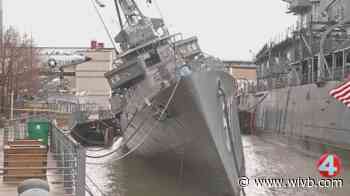 Historic Naval Park ships to remain in water through winter