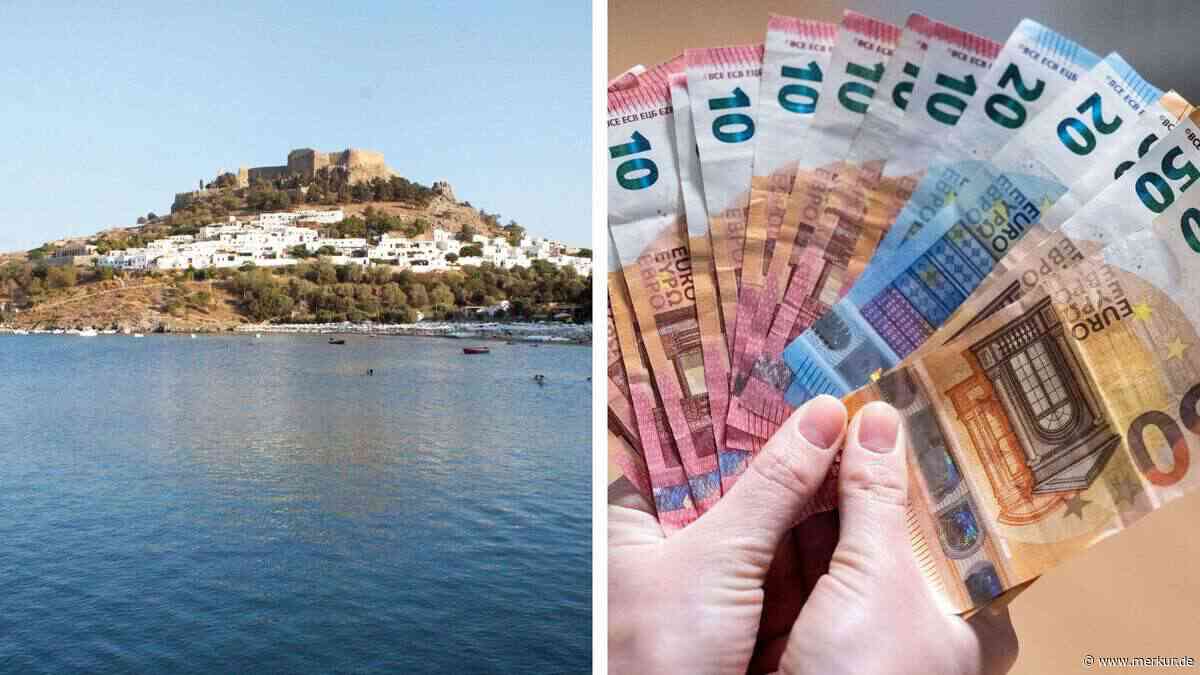 „Müsst ihr kaufen“: Rhodos-Urlauber zahlen 5000 Euro für ein Andenken – dann kam der Schock