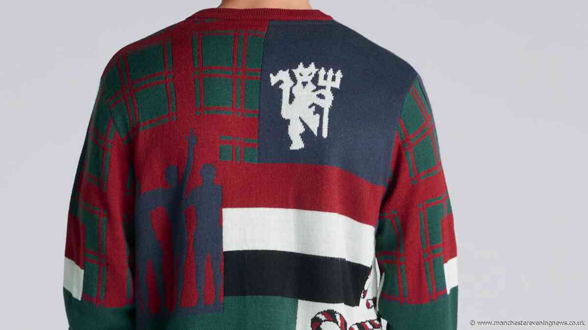 Old school Manchester United fans race to get £40 retro-inspired Christmas jumper for £28