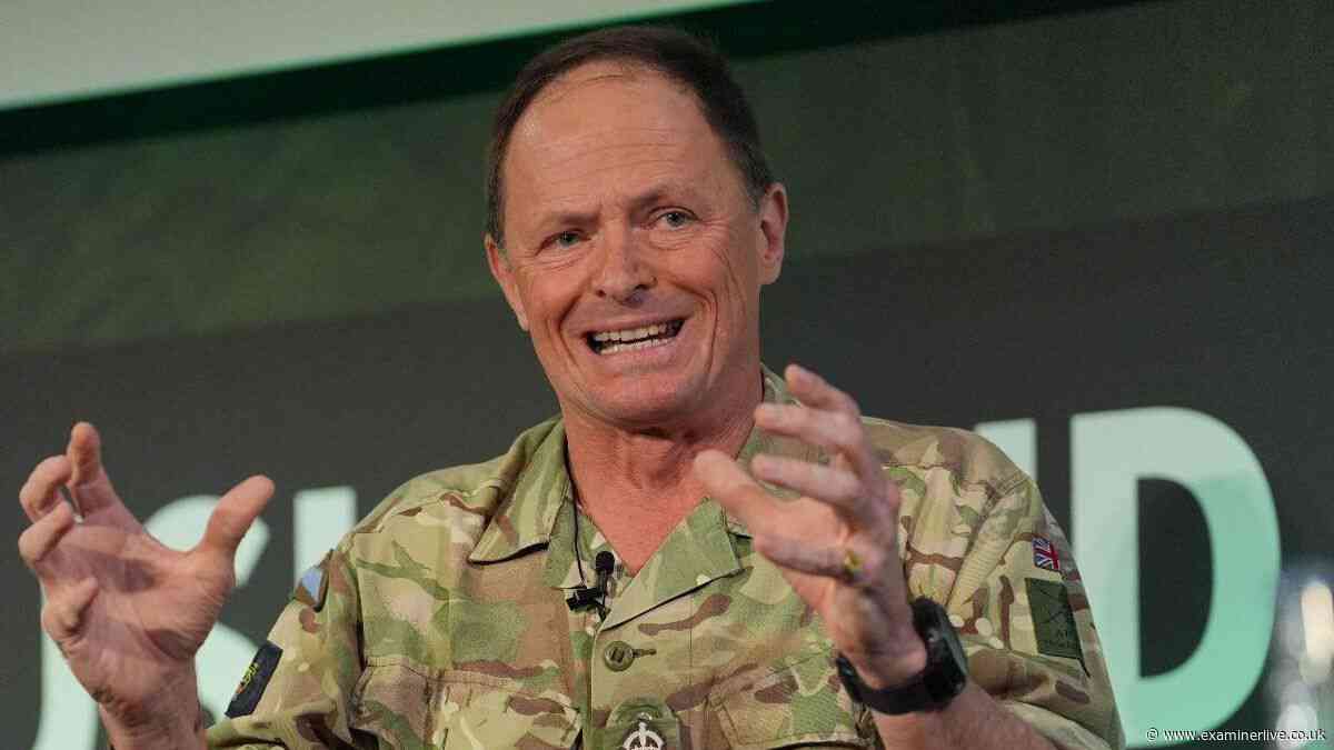 Head of British Army issues dire 'prepare for war' message in North Yorkshire amid Russia and Iran threats
