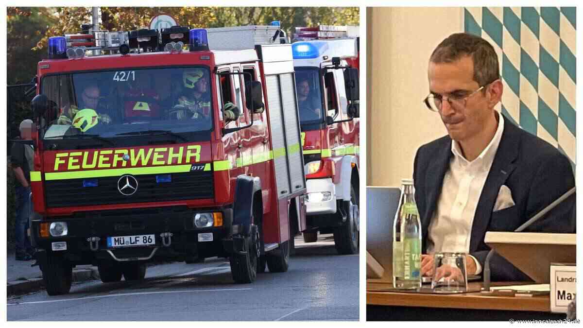 Verdächtiger Rauch am Mühldorfer Bahnhof – Feuerwehr-Großalarm unterbricht Sitzung im Kreistag