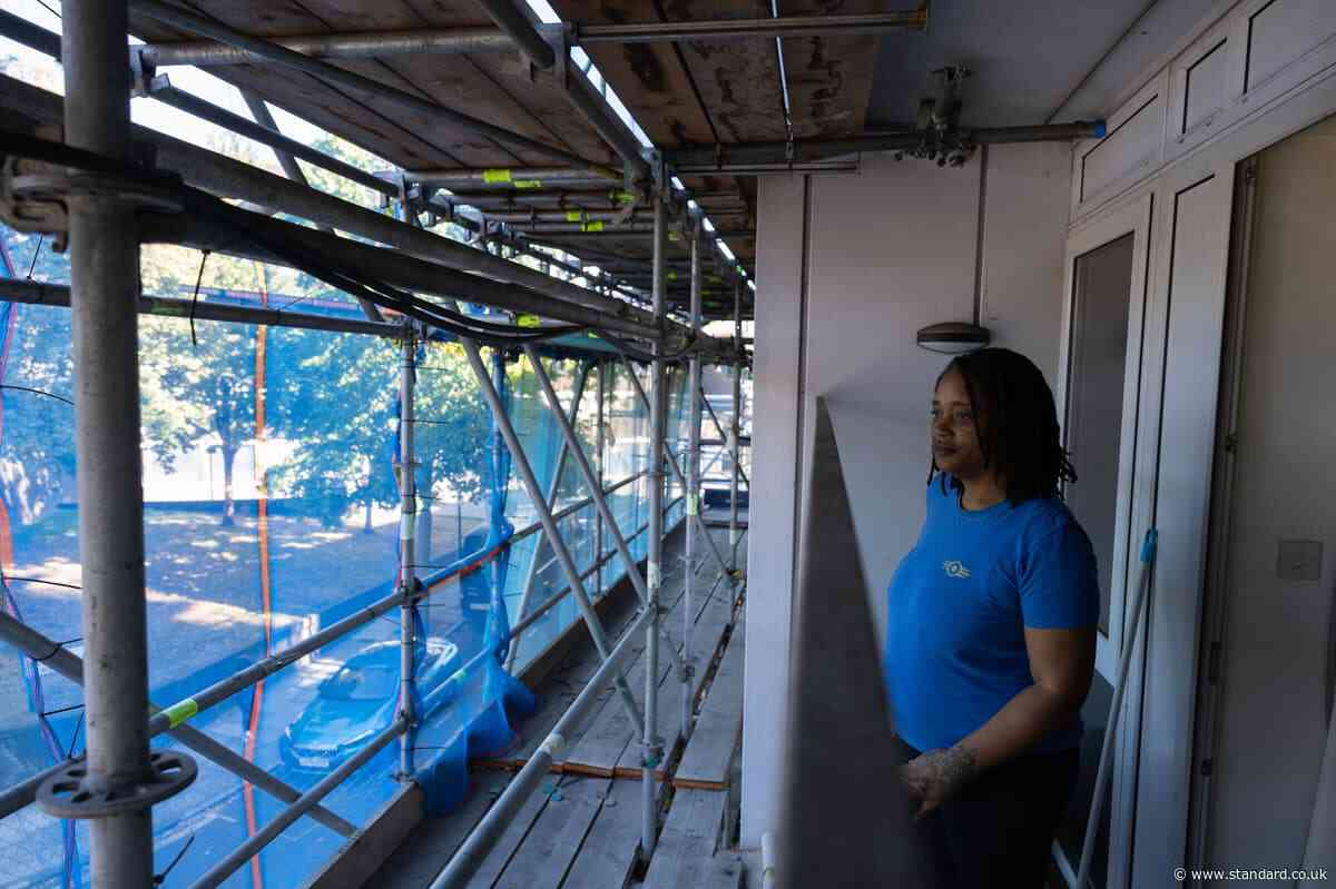 Misery of London tenants as tower block wrapped in scaffolding for over six years