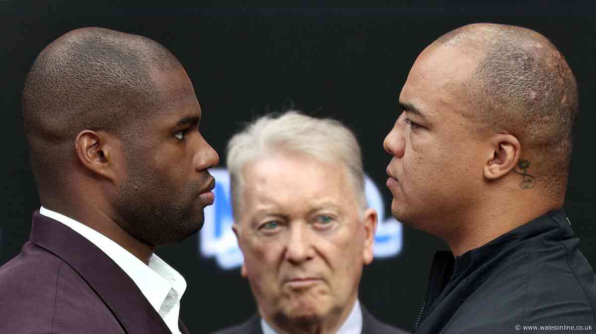 Boxing tonight: Dubois vs Wardley 2 start time, TV channel and full undercard