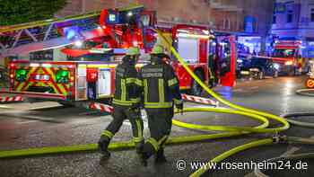 Nächtliches Feuerdrama in Rosenheim: Mann stirbt bei Wohnungsbrand