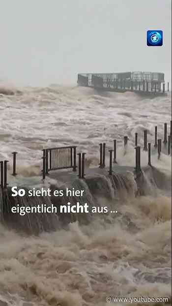 Hochwasser an Iguazú-Wasserfällen