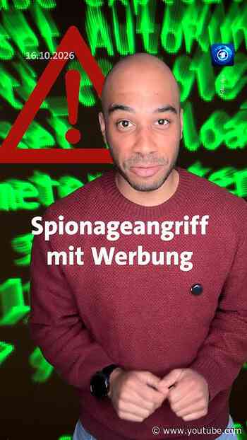 Spionagesoftware per Onlinewerbung verbreitet #spionage #tagesschau #shorts
