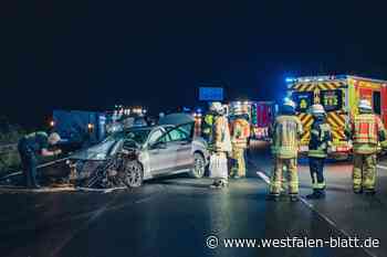 Toter und Verletzte bei Karambolage auf der A2