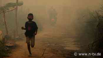 Giftige Rauchwolken: Brände in Indonesien: Südostasien ruft höchste Alarmstufe aus