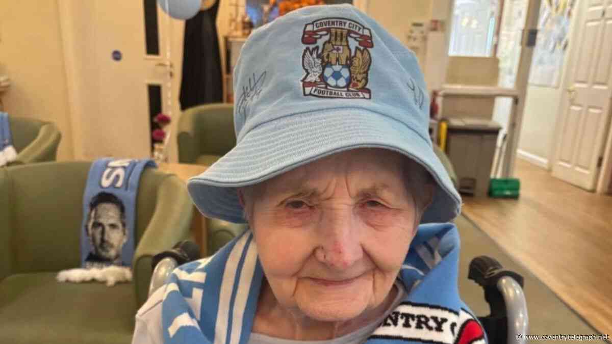 Coventry's Sky Blue Nana who doesn't let dementia stop her cheering on Coventry City