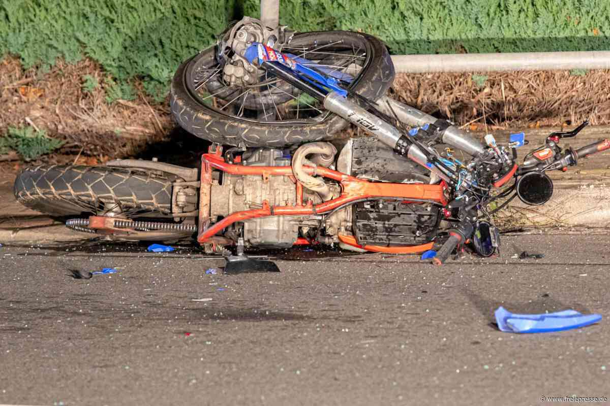 Tödlicher Unfall im Erzgebirge: 17-jähriger Mopedfahrer verunglückt