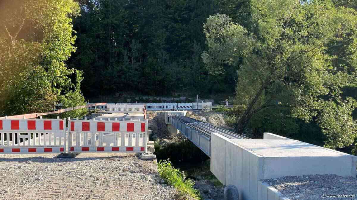 Gmund ersetzt 50 Jahre alte Mangfallbrücke in Mühlthal – Zufahrten gesichert