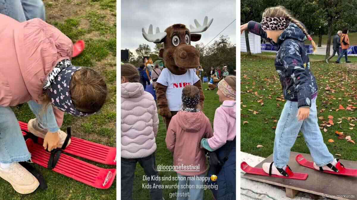 Wintersport-Legende besucht mit ihren Kindern das Loop One in München