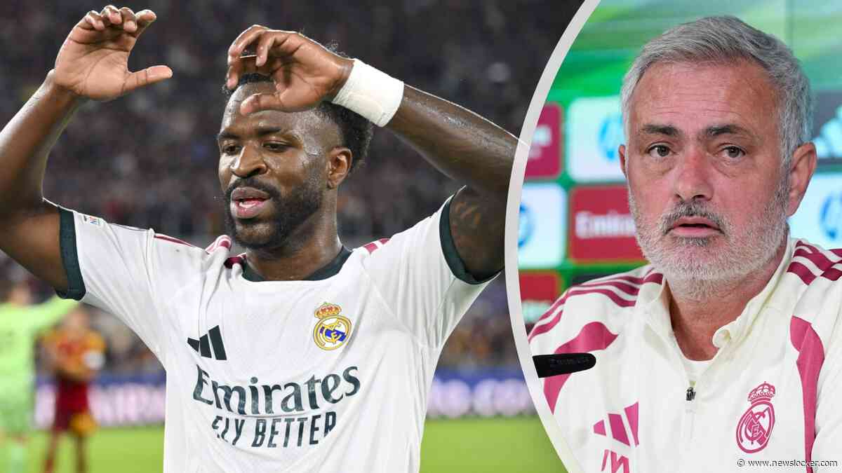 Real Madrid-trainer José Mourinho snapt niet dat Vinicius Junior nog steeds in Spanje is