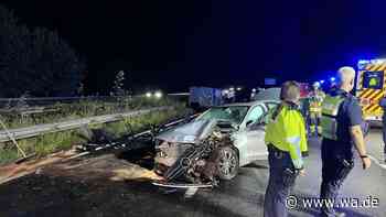 Tödlicher Unfall auf zentraler Autobahn: Eine Richtung bis Mittag gesperrt