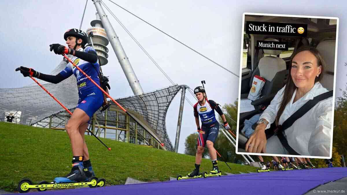 Biathlon-Ikone Wierer hing auf dem Weg nach München im Stau fest